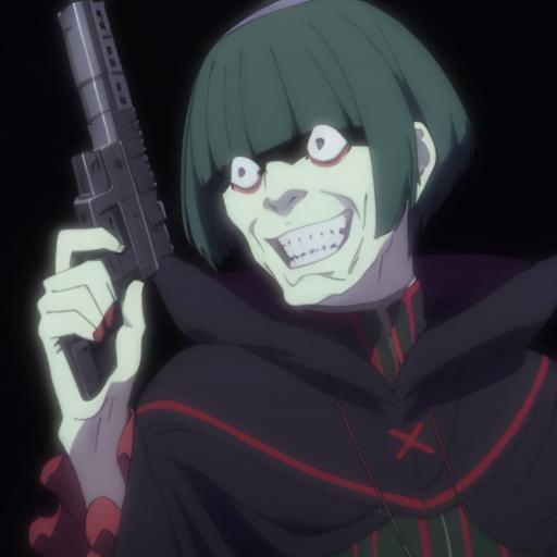 03774-3514150696-, Petelgeuse, dark robe, ,1boy, bangs, green hair, blunt bangs, necklace, teeth, solo, wide-eyed,  happy, smile, open mouth, hol.png